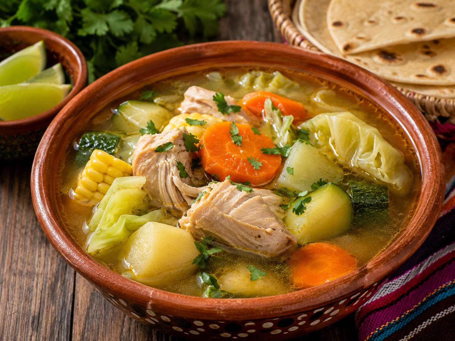 Caldo de pollo