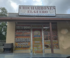 Fresh chicharrones from El Guero