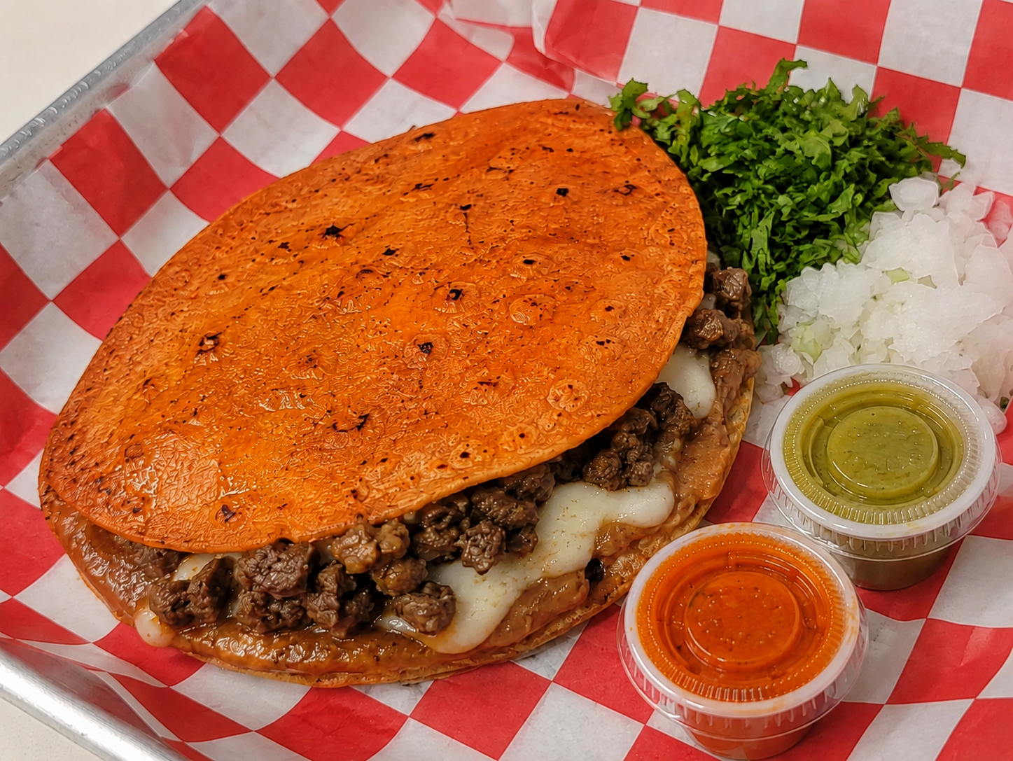 Empalme with choice of meat